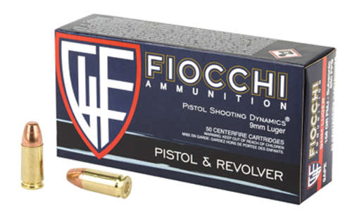 Ammunition Fiocchi Ammunition Fiocchi Centerfire Pistol 9mm FIOCCHI 9MM 158GR FMJ 50/1000 • Model: Fiocchi Centerfire Pistol